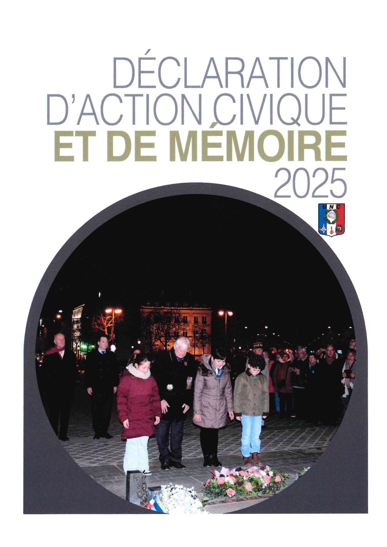Declaration action civique et memoire 2025 001