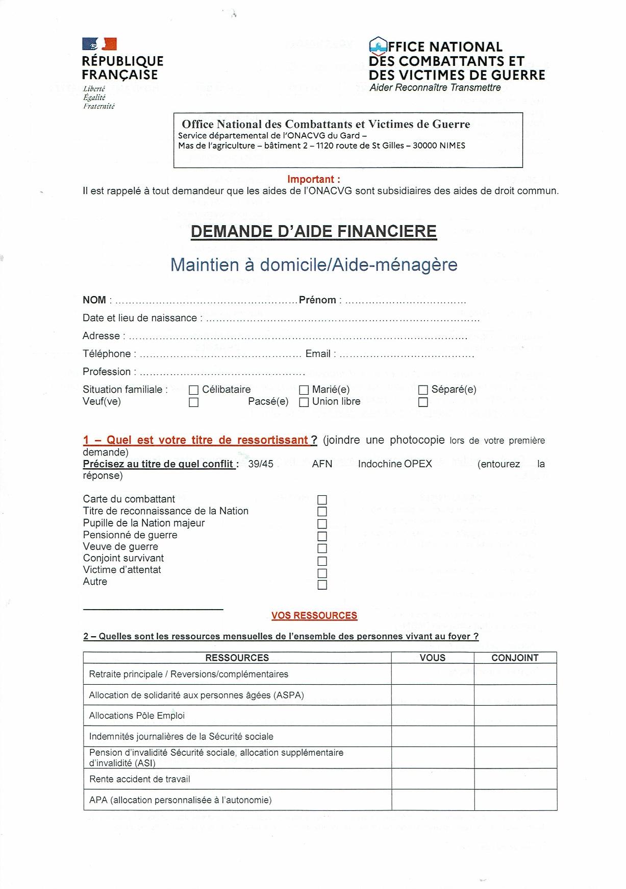 Demande aide financiere maintien aide menagere 001